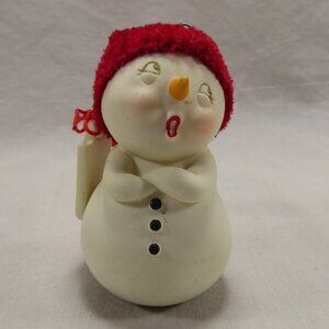 Dept 56 Snowpinions 3" Snowman Christmas Ornament Figurine Ain't Nobody Happy!